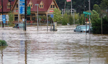 Flood in Asheville, NC, Sep. 2004. Photo credit: FEMA