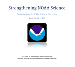 cover of Strengthening NOAA Science report